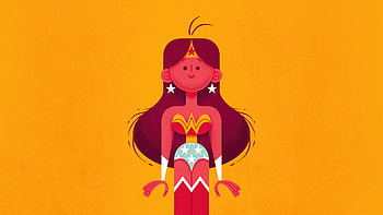 Wonder Woman Minimal Abstract , wonder-woman, superheroes, minimalism, minimalist, artist, artwork, digital-art, artstation HD wallpaper