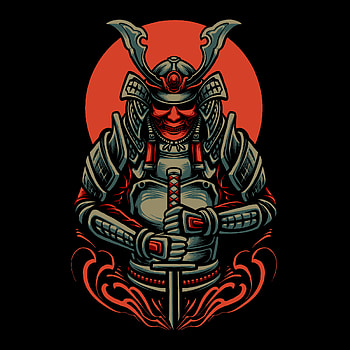 Samurai Warrior, art, Japan HD phone wallpaper