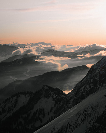 Nature, Mountains, Clouds, Vertex, Fog, Tops HD phone wallpaper