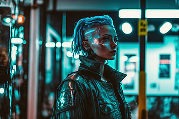 Women Cyberpunk , cyberpunk, scifi, artist, artwork, digital-art HD wallpaper
