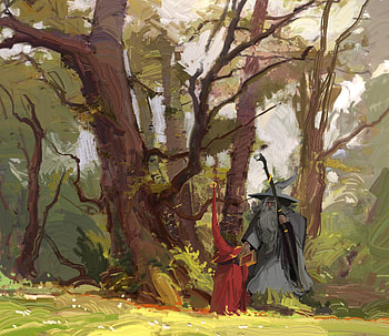 fantasy, wizard HD wallpaper