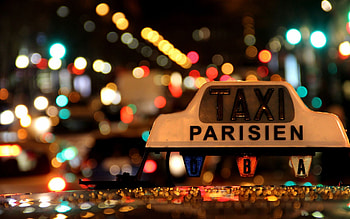 Traffic lights, Urban cityscapes, Taxi on the road, Street elements HD wallpaper