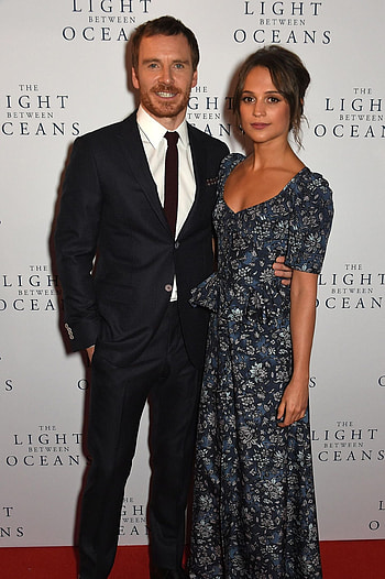 Alicia Vikander, Baby, Michael Fassbender HD phone wallpaper
