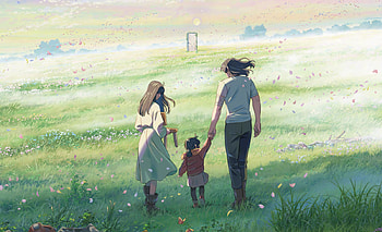Suzume no Tojimari Anime – Serene Family Stroll, Anime, Suzume no Tojimari HD wallpaper