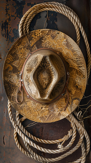 Rustic Cowboy Charm, hat HD phone wallpaper