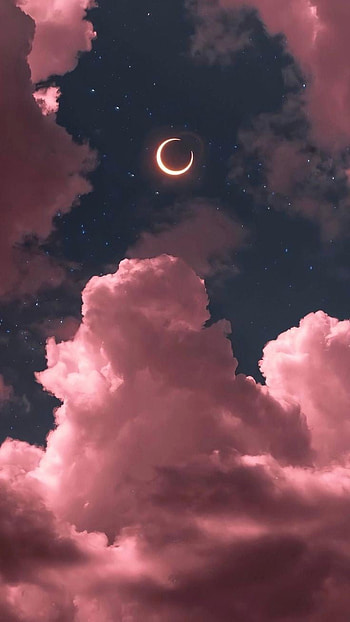 Sky, cloud, moon HD phone wallpaper