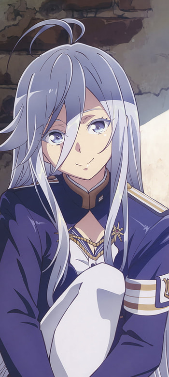 86, blue, Vladilena Mirizé, eighty six, militar, girl, anime HD phone wallpaper