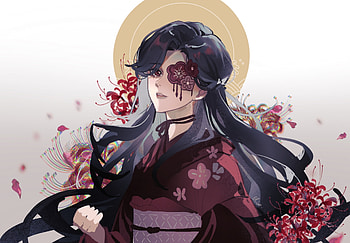 Hanyuuda Chizuru — Genshin Impact : Crimson Lily Elegy, Genshin Impact HD wallpaper