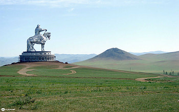 Genghis Khan Statue Complex, Mongolia HD wallpaper