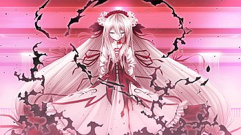 Blood cura view 1, gothic, pink, cura, blood, dress, dark HD wallpaper