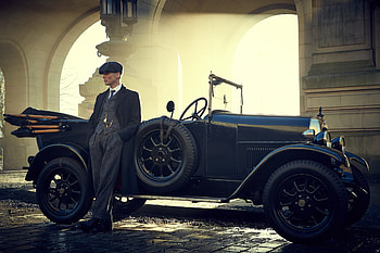 Thomas Shelby Vintage Car - Peaky Blinders, TV Show, Peaky Blinders, Thomas Shelby, Cillian Murphy HD wallpaper