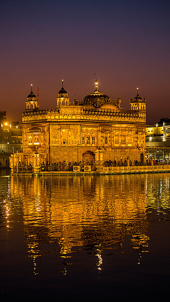 golden temple, sky, punjab, world, hindu, sikh, punjabi HD phone wallpaper