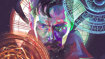 Doctor Strange Paint Artworks, doctor-strange, superheroes, digital-art, artwork, behance HD wallpaper