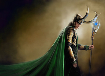 Loki Sword , loki, superheroes, artwork, deviantart HD wallpaper