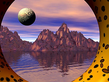 GORGEOUS COLORS, rising, beautiful, bad, moon HD wallpaper