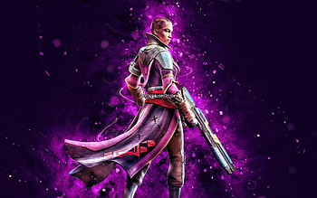Ikora Rey, , violet neon lights, Destiny 2, creative, Warlock Vanguard, Destiny characters, Ikora Rey Destiny HD wallpaper