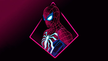 Spider Man Neon Art, spiderman, superheroes, artwork, digital-art, artist, behance HD wallpaper