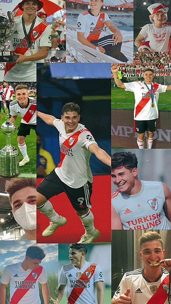 Julian alvarez, River plate, Copa libertadores, Araña HD phone wallpaper
