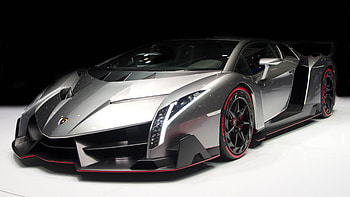 Showroom, Lamborghini Veneno HD wallpaper
