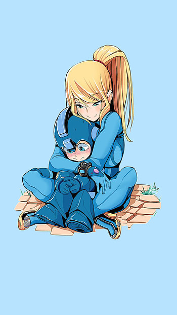 Mega Man and Samus ! Computer , and a too! : HD phone wallpaper