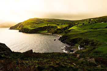 Torr Head, Irish Countryside HD wallpaper