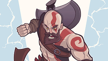Kratos God Of War Digital Art , god-of-war-4, god-of-war, 2018-games, games, ps-games, artist, artwork, digital-art, deviantart HD wallpaper