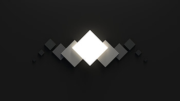 Black and White Minimalist Diamond - For Tech HD wallpaper