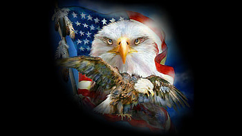 Pride of America, symbols, proud, feathers, eagle, collalge, USA, patriotic, 4th of July, red white and blue, Firefox theme, pride, Native American, Independence Day, America, patriot HD wallpaper