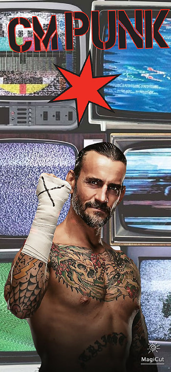 CM Punk AEW HD phone wallpaper
