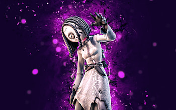Doll Head Willow, , violet neon lights, Fortnite Battle Royale, Fortnite characters, Doll Head Willow Skin, Fortnite, Doll Head Willow Fortnite HD wallpaper
