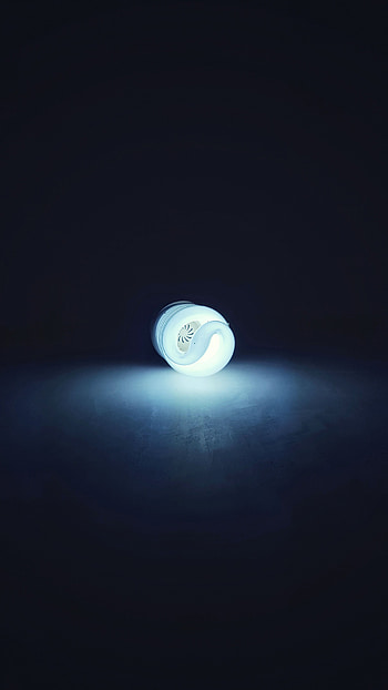 Dark, Illumination, Spiral, Lighting, Light Bulb HD phone wallpaper