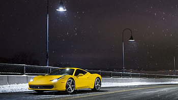 Ferrari, Cars, Side View, 458, Italia HD wallpaper