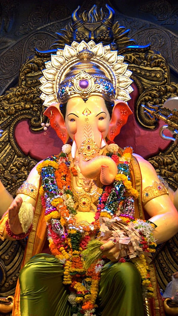 Ganpati Ka, Lalbaugcha Raja HD phone wallpaper