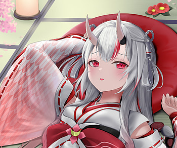Nakiri Ayame, hololive, Nakiri Ayame, Anime, Virtual Youtuber HD wallpaper