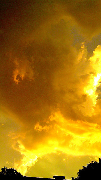 Yellow Aesthetic, Yellow Sky HD phone wallpaper