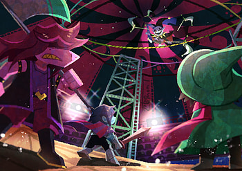 Deltarune Heroes Unite: Jevil, Kris, Susie & Ralsei in, Jevil (Deltarune), Ralsei (deltarune), Susie (deltarune), Kris (deltarune), video game, deltarune HD wallpaper