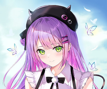 Tokoyami Towa, hololive, Tokoyami Towa, Anime, Virtual Youtuber HD wallpaper