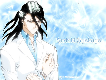 byakuya kuchiki, bleach, anime, byakuya, kuchiki HD wallpaper