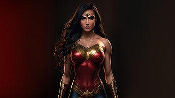 Wonder Woman The Golden Warrior, wonder-woman, superheroes, artist, artwork, digital-art HD wallpaper