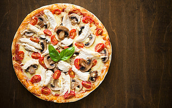 Delectable pizza, Mouth-watering toppings, Crispy crust, Food lover's delight HD wallpaper