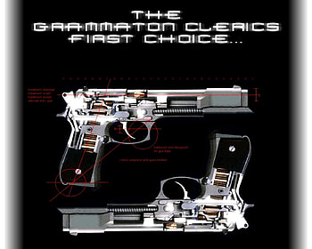 Silvery Glossy Gunz, silvery, abstract, gunz, glossy HD wallpaper