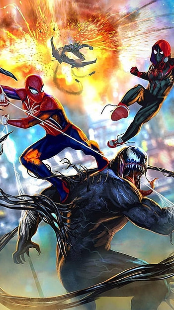 Spiderman Comic, Spiderman, Comic HD phone wallpaper