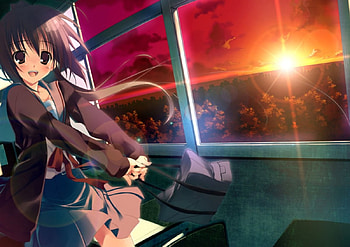 Haruhi Suzumiya, school uniform, school girl, anime, haruhi HD wallpaper