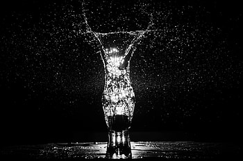 Spray, Splash, Liquid, Bw, Chb, Wineglass, Goblet HD wallpaper