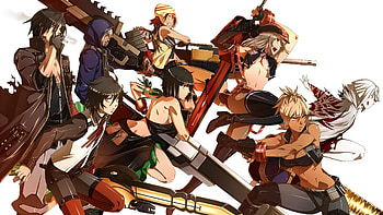 God Eater game, Dark fantasy artwork, Video game aesthetics, Atmospheric setting HD wallpaper