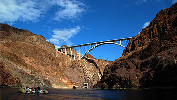 Hoover Dam bypass bridge HD wallpaper