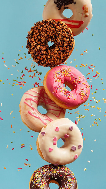Food graphy , Appetizing , Dessert art, Tempting doughnuts HD phone wallpaper