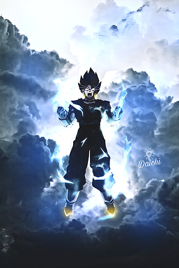 Vegito Blue, dragonballsuper, god, anime, saiyan HD phone wallpaper