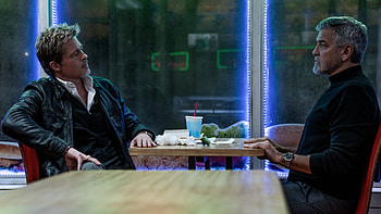 : George Clooney & Brad Pitt in 'Wolfs' (2024), movie, George Clooney, Brad Pitt HD wallpaper