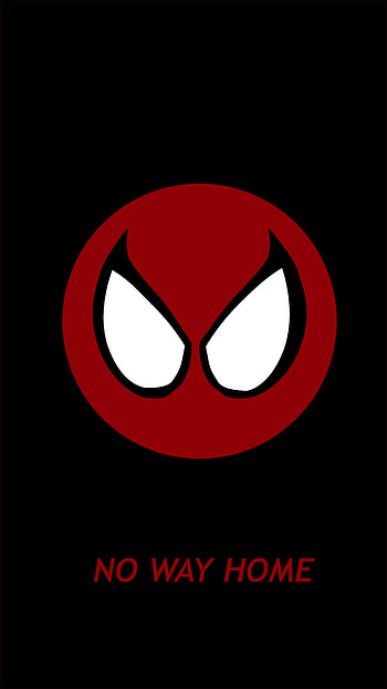 Spider-Man, black , marvel, avengers, superhero, dark, logo, comic, spiderman, no way home HD phone wallpaper